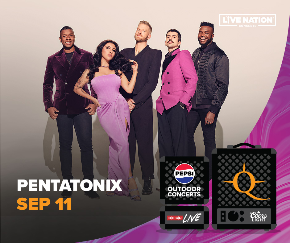 This new act is major 🎼 Pentatonix Date: Wed, Sep 11 | 7:30pm Camas & App Presale: Thu, Mar 14 | 10am On Sale: Fri, Mar 15 | 10am