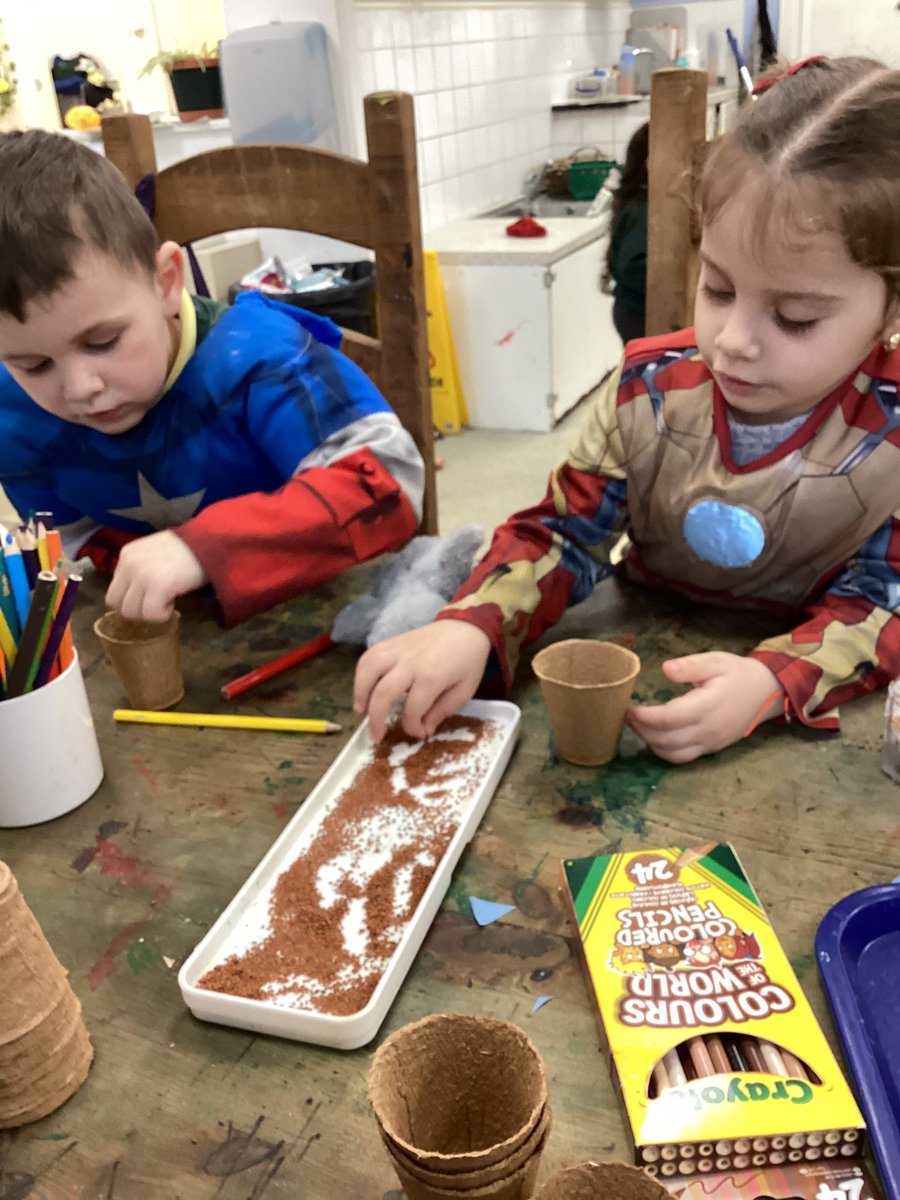 The Nursery children have had lots of fun making their own cress pots to explore our RE question ‘How and why do things grow?’ #stvshine