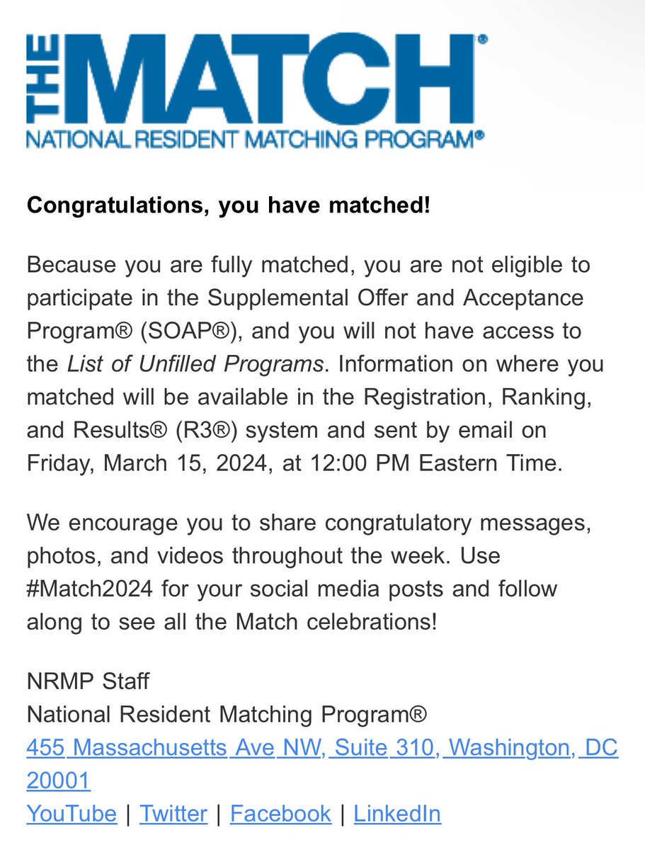 MY GOD IS SO GOOD!!!!!!!!!!!! Your newest OB/GYN reporting for duty!!!!!!! #MATCH2024 #OBGYN #MedTwitter