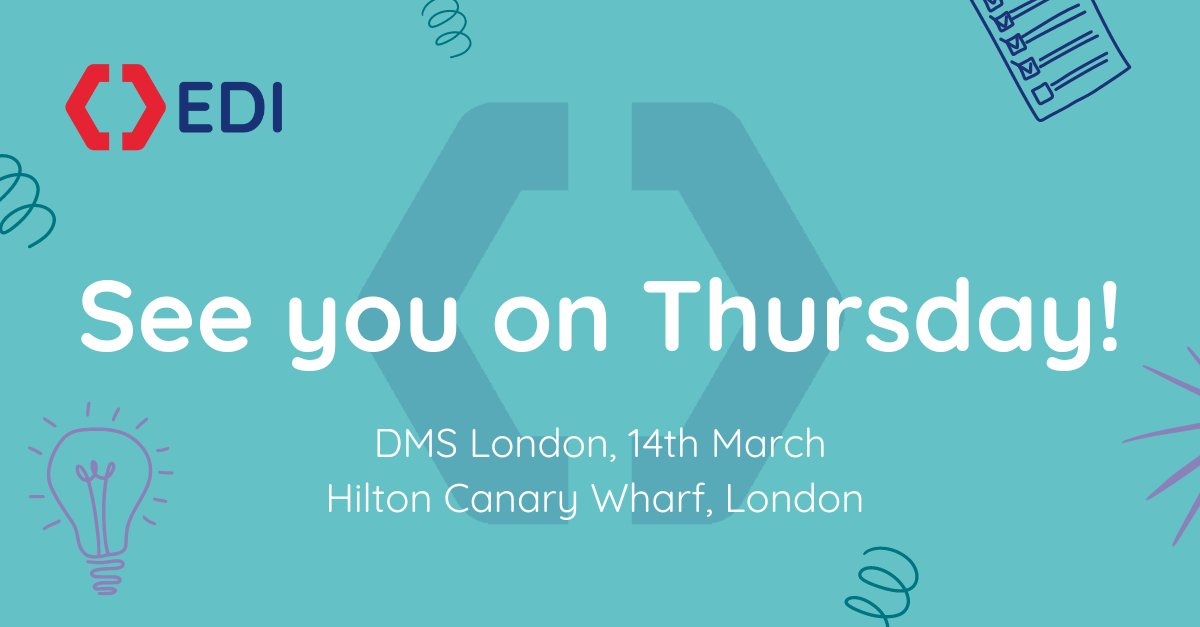 ExchangeData's tweet image. Come see us at the Data Management Summit London this Thursday! We would love to meet you and speak in person.
Our booth is by Catering!
For more information contact sales@exhange-data.com
#ExchangeDataInternational #DataManagement #DMSLondon