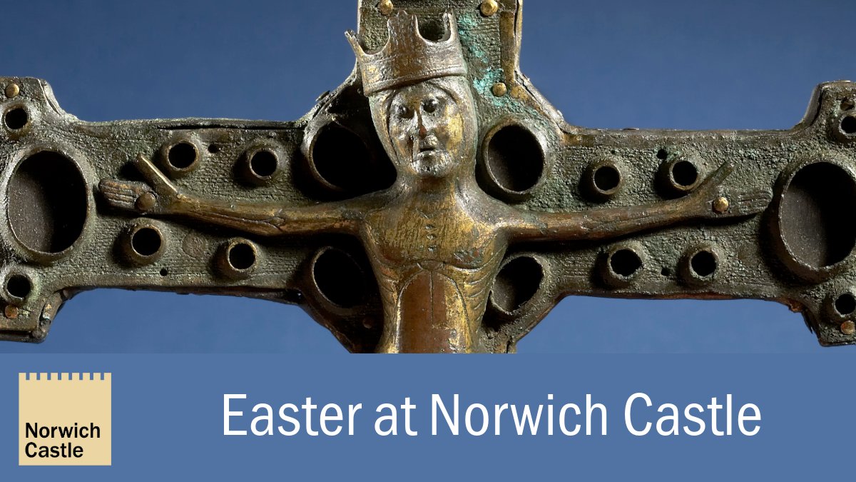 #MedievalMonday (March edition). We're showcasing objects destined for the forthcoming Gallery of Medieval Life: A @BritishMuseum Partnership. Prior to the Keep reopening, view this 13th century double crucifix at Easter in the Cotman Galleries. ow.ly/u6h850QQ3UB