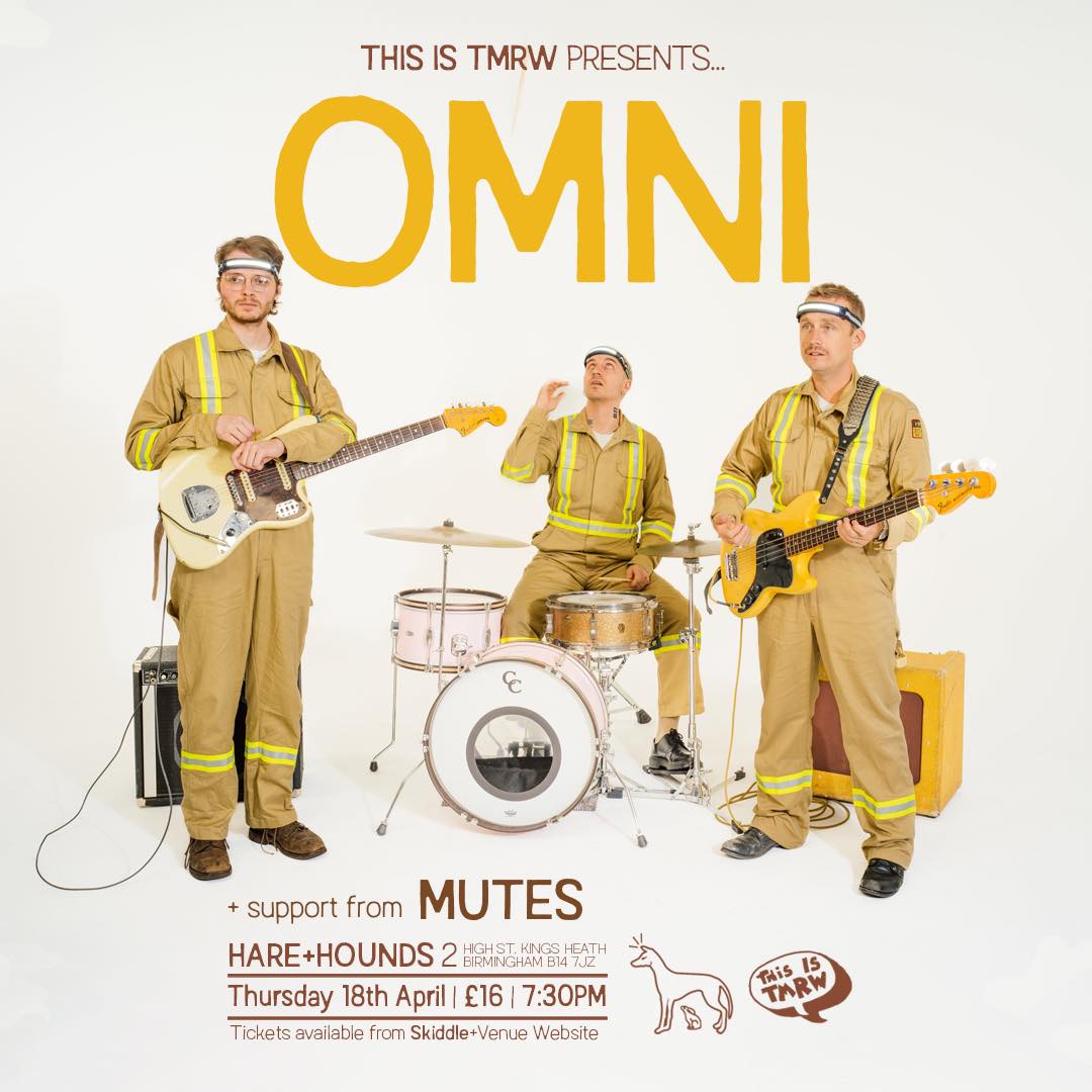 🦺Very excited to be joining our favourite men-at-work @omniatl at @hareandhounds in April, courtesy of @thisistmrw ! Tickets: skiddle.com/whats-on/Birmi…