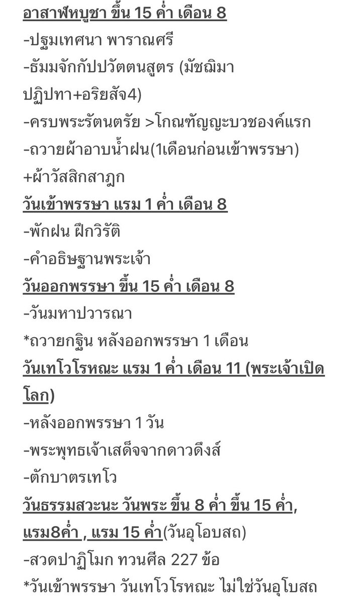 วันสำคัญและหลักธรรมที่เกี่ยวข้องค่ะ มาจำไปสอบกัน 💪🏻
(บางคำเราย่อๆมาตามเราเข้าใจ สรุปจากติวพี่โดมมาด้วย ขอบคุณมากนะคะ🤍🤍)