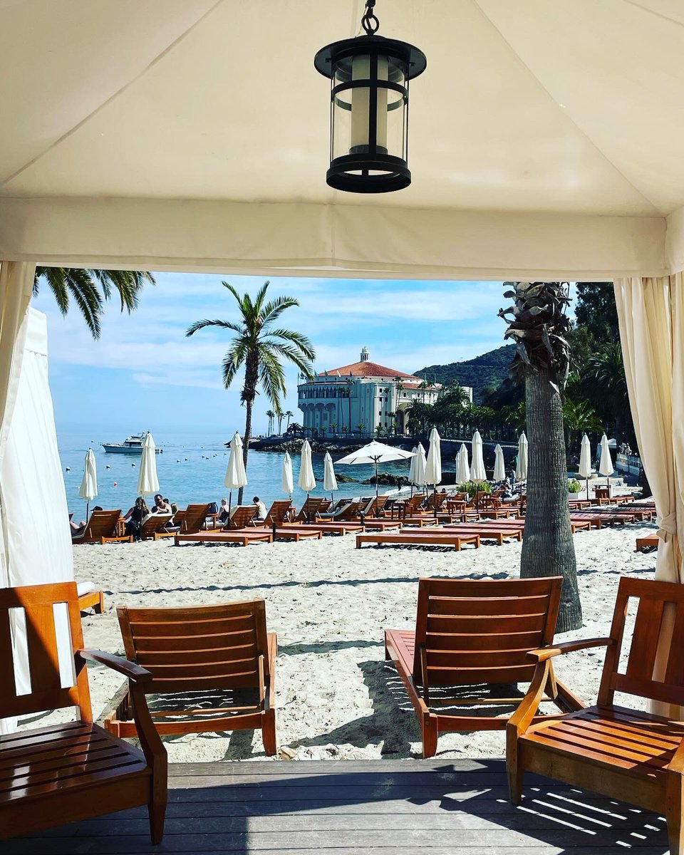 Take the @CatalinaExpress over to @VisitCatalina @VisitCA and spend the day at Descanso Beach Club in a cabana.