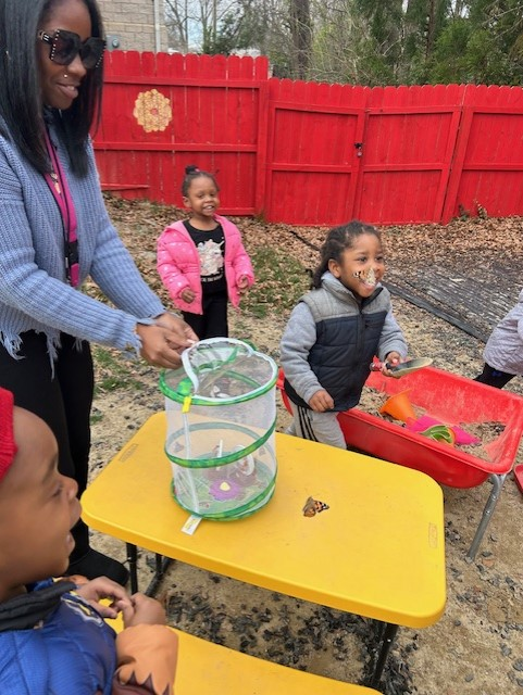 TheDanielCenter's tweet image. Last week Pre K observed the life cycle of Butterflies. They started as caterpillar, we watched them grow and turn into butterflies and Friday we watched them fly away 🦋 🦋
#prekscience #stemeducation #lifescience