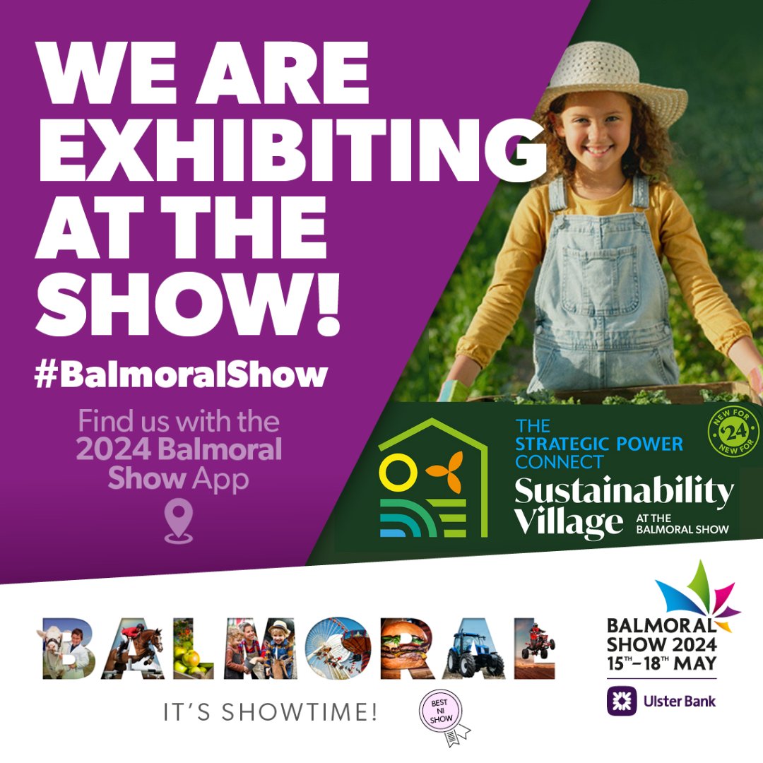 Exciting News! Groundwork Northern Ireland is delighted to announce we are exhibiting at the Balmoral Show! Come join us and discover more about our initiatives and projects. We can't wait to see you there! #BalmoralShow