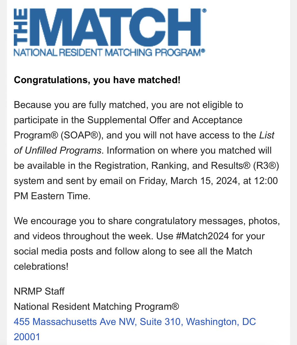 I MATCHED!! I’m joining the best specialty there is, Med-Peds! So excited to finally be a physician. #match2024 #medpeds