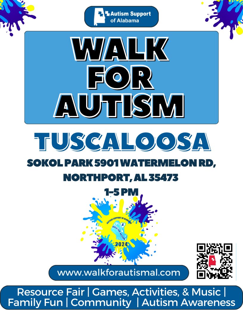 AutismSupportAL's tweet photo. Check out our list of state line walks for april! You can register now!
https://t.co/6x2RY37STX https://t.co/KNAFviWyKF