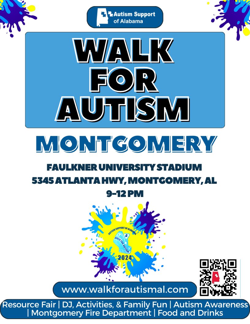 Check out our list of state line walks for april! You can register now!
walkforautismal.com