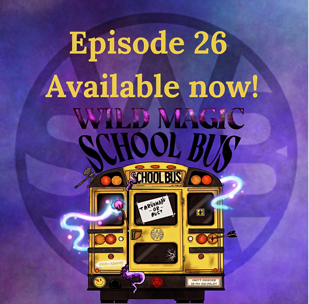 Daylight savings may have changed our time, but the Wild Magic School Bus moves between the planes of existence and time is a construct in there! Be sure to check out our latest episode no matter the time in your realm!

Available on podcast and YouTube!

#dnd #dndpodcast #ttrpg