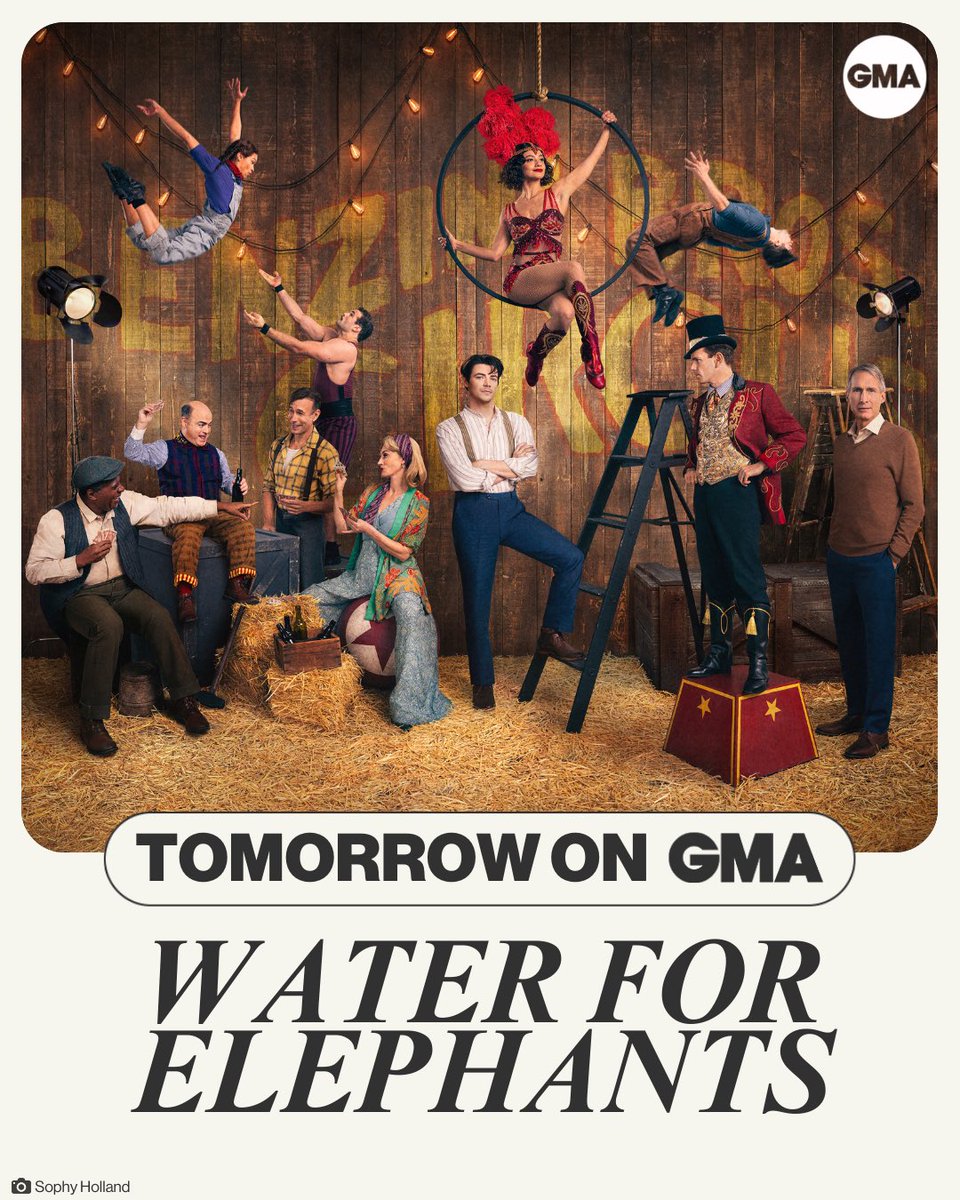 The most spectacular show on #Broadway is heading to @GMA! Tune in to @ABC at 8:45am to watch us perform.