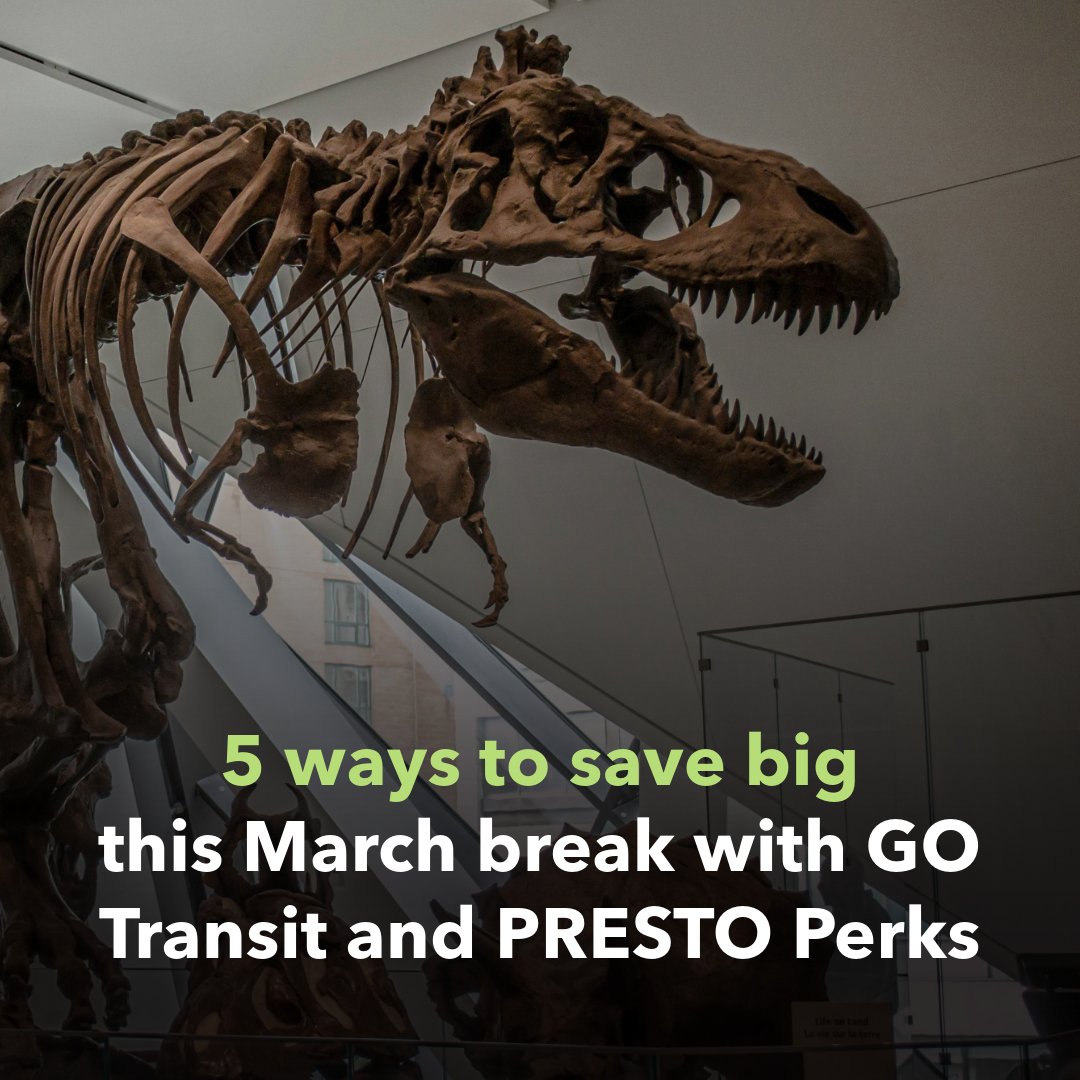 Looking for activities for March Break? Here are 5 big discounts you can get with your PRESTO card: bit.ly/3wLQcTf