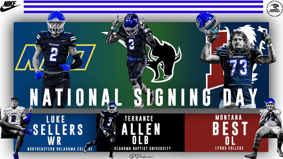 Beyond excited for these guys!  Much deserved and the colleges better be ready for some freshman to make some waves!  

Thank you guys for making football the past years awesome!!!