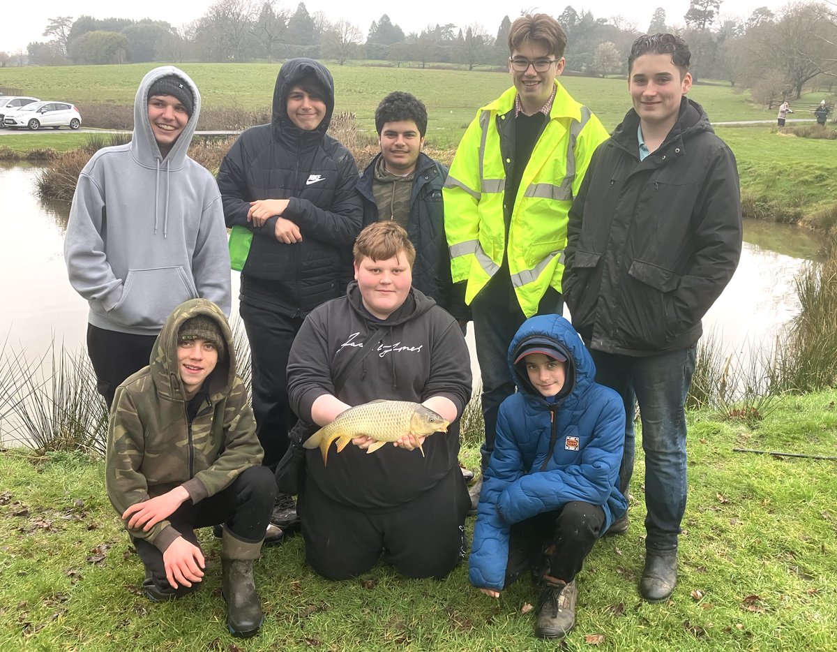 Resilience and tenacity both rewarded this afternoon in our Angling for Education session. Well done lads! #BuildingYoungFutures