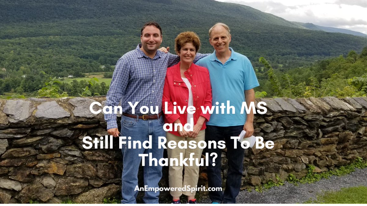 A few years ago 4 #msawarenessmonth I wrote why I'm thankful 4 my dx. Some readers criticized me 4 downplaying MS's struggles. NOPE. #MS is a taskmaster, but 4 our mental wellbeing I look for ANY silver linings. I'll try this again! rb.gy/kkdbeh #MultipleSclerosis