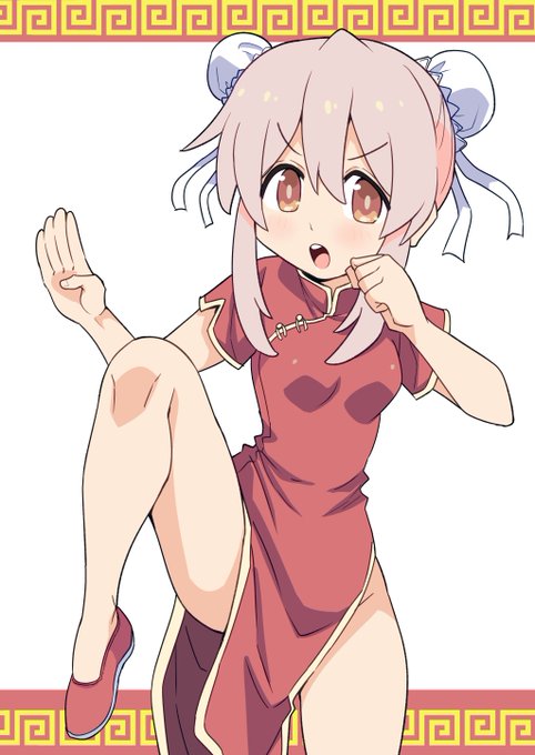 緒山まひろ チャイナ服
#おにまい #おにまいお絵かき 