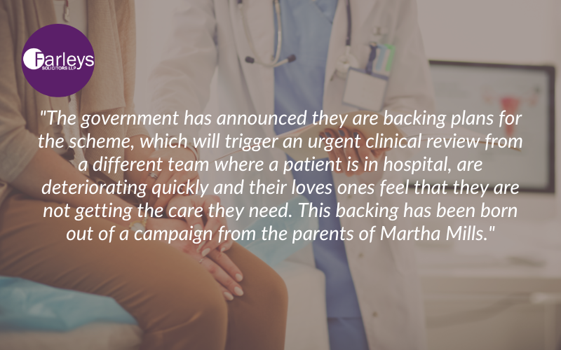 FarleysLaw's tweet image. Blog » Martha’s Rule : New Scheme Will Save Lives and Mean Daughter Didn’t Die “in Vain”

Medical negligence specialist Holly Barnes looks into a new scheme born out of a campaign by the parents of 13-year-old Martha Mills: bit.ly/4cbWufd