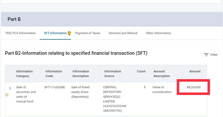 Sami_Info7's tweet photo. @IncomeTaxIndia This is a serious crime where you sent 1000 times amount incorrect data to me.#Incometax wrongly sending notices for advance tax putting 3 extra zeros after actual selling price per unit of stocks. This is the AI level? If this is how #IncomeTax dept is working? https://t.co/6vBsJx2exS