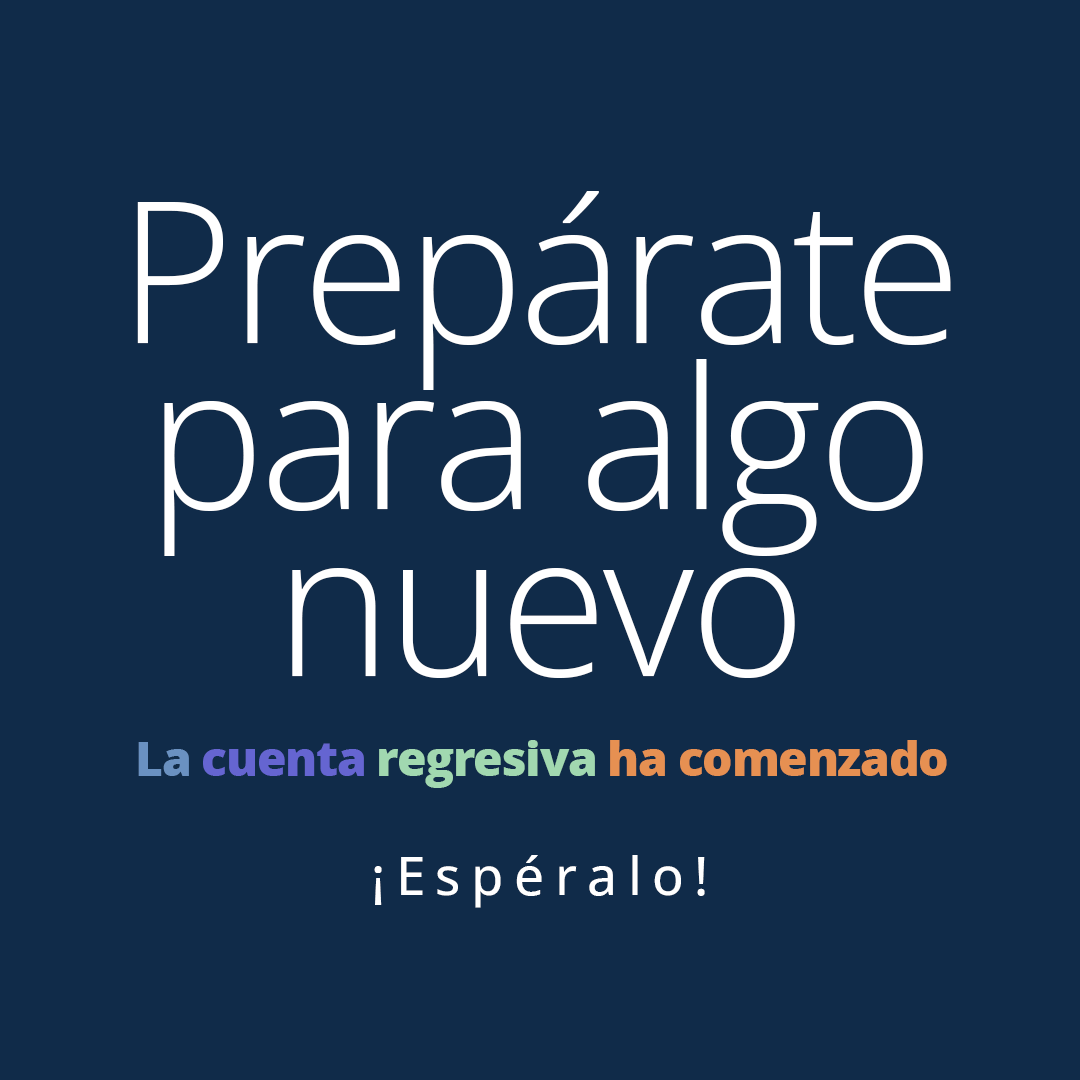 ¿Estás list@? ¡Pronto te enterarás! 🤩