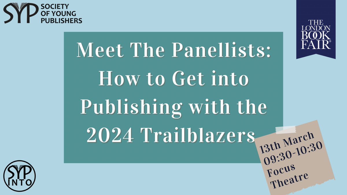 Meet the 2024 Trailblazers! You can listen to the winners of this year’s Trailblazer Awards talk about their careers, their successes, and their observations about the industry in 2024 at our panel at #londonbookfair on Wednesday 13th March at 9:30am!