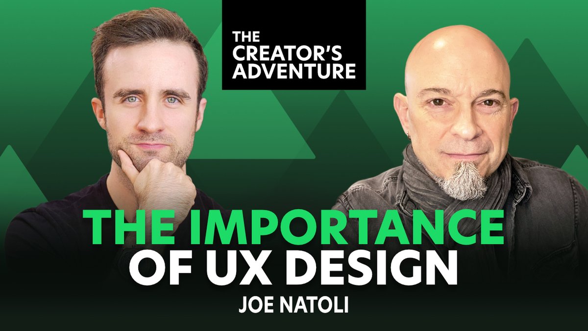 joenatoli's tweet photo. I was truly honored to be a guest on The Creator's Adventure podcast with @BryanMcAnulty of @HeightsPlatform ! Enjoyed every minute and ended with a question I'd love to hear answers to from all you creators of ANY kind out there:

What habits and practices do you employ to create consistently every day — and navigate slumps and blocks?

From writing to course creation to scripting and training, consistency on a daily basis remains by biggest challenge — even several decades into my career. REALLY interested to hear how others navigate this!

Check out the episode here:

YouTube: https://t.co/1DiXpYZ4jI

Spotify: https://t.co/J3MMWY2czU

Apple Podcasts: https://t.co/VZLb79Ay7Q

Facebook: https://t.co/n1BqHbwyL5

#UX #Writing #creatoreconomy #creators
