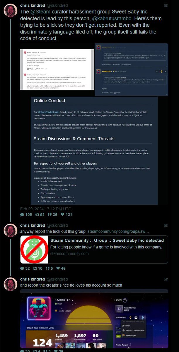 They tried to dox a guy and nuke his Steam account for sourcing their website for a Steam group. The CEO made multiple statements about using intimidation tactics on game studios to get what they want. Just fuck off with this 'gamers are le stupid' crap.