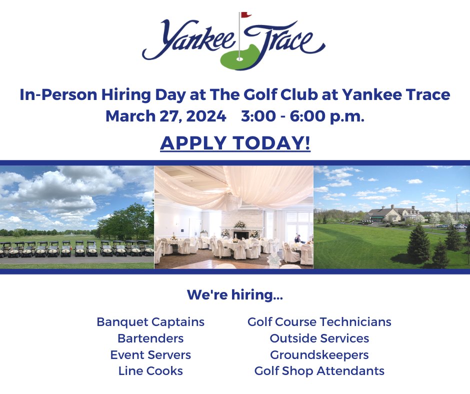 Trust us: this is a fun way to spend the summer (or longer!). Apply ahead of time and get hired in one day! centervilleoh.info/jobs