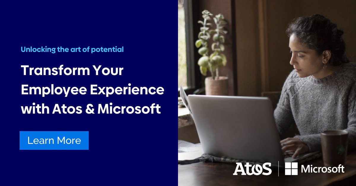 Navigating the complexities of EX, you need results. 🧭 Atos and Microsoft help you focus on the right EX strategies, to ensure better outcomes for your business and your people, now and for what’s to come. Find out more ➡️spr.ly/6016k8V9u #Microsoft #PartnerGTM #EX