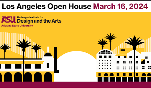 mypath2asu's tweet photo. Discover the ASU California Center in LA on March 16 for an Open House!
Showcasing ASU FIDM, The Sidney Poitier New American Film School and The Design School.
Register: https://t.co/5vi60pwMvI
#asuherberger #asufidm #asufilmschool #asudesignschool #mypath2asu https://t.co/aVAMIocBHT
