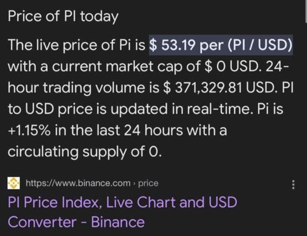 Pi…rising steadily before its launch on open network in May/June! 🤑
I’ve been mining for 3 yrs so have a nice chunk but it’s not too late to get a piece of the action. Follow my link and use my username LiHey6 #Pi #crypto #CryptoCommunity #Trending 🚀

minepi.com/LiHey6