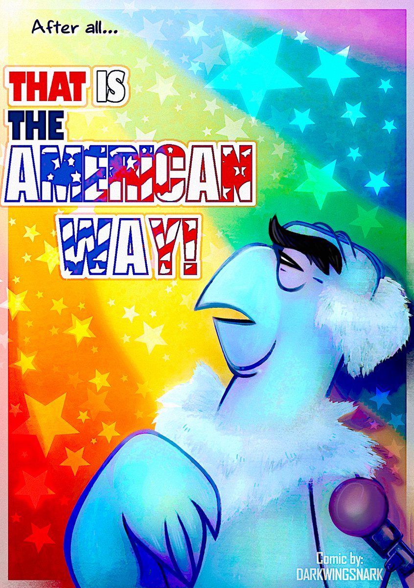 A 3 page comic for <a href="/muppetpridezine/">🌈The Lovers The Dreamers & You🌈 Fanzine</a>, and I am able to share the  full piece now. 
You should be able to still get merch from the zine over  at muppetpridezine.carrd.co , iffin you're interested and wanting to donate to charity.
#muppets #comics