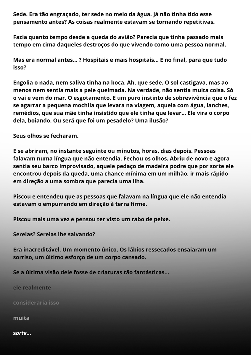 ??? anos atrás. 

tw: acidente aéreo, situação de naufrágio, citação a cadáver