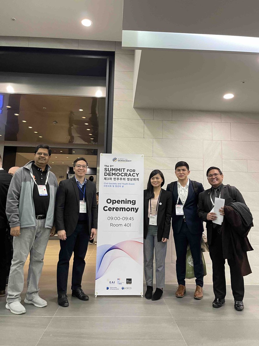 Opening Ceremony of the 3rd Summit for Democracy

#PartnersforDemocracy #P4D 2024

<a href="/GloDemCoalition/">Global Democracy Coalition</a> <a href="/asiacentre_org/">Asia Centre</a>