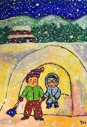 「降雪 冬」のTwitter画像/イラスト(新着)