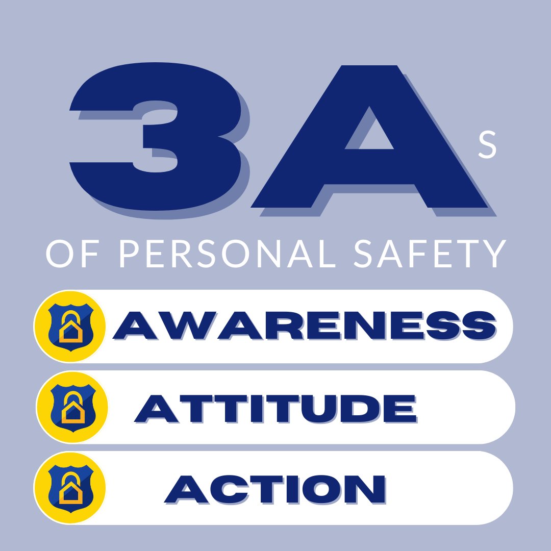 Keeping yourself safe starts with 3As. Learn more about each at thehomesecuritysuperstore.com⭐️ #Safety #PersonalSafety #SafetyExperts #SafetyAdvice #Tips #TrendingTopics #News #SafetyFirst