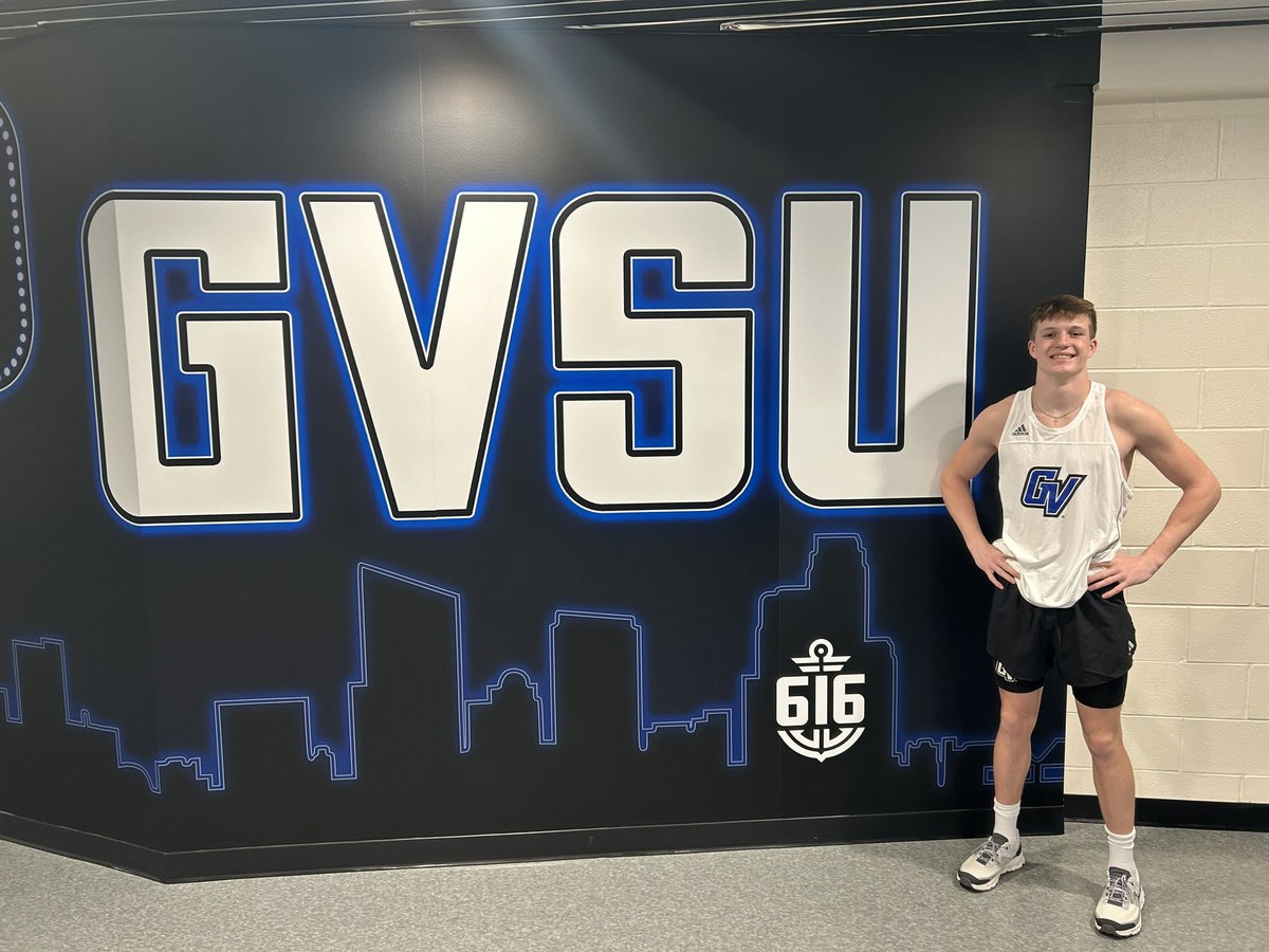 Honored to receive an offer from <a href="/GVSUXCTF/">GVSU XCTF</a> Thank you <a href="/CoachJonesGVSU/">Coach Steve</a> <a href="/baltesjerry/">Jerry Baltes</a> <a href="/hurdlecoach87/">Eric Kramer</a> and Coach Lou for a great visit and amazing opportunity 
⚓️ #AnchorUp