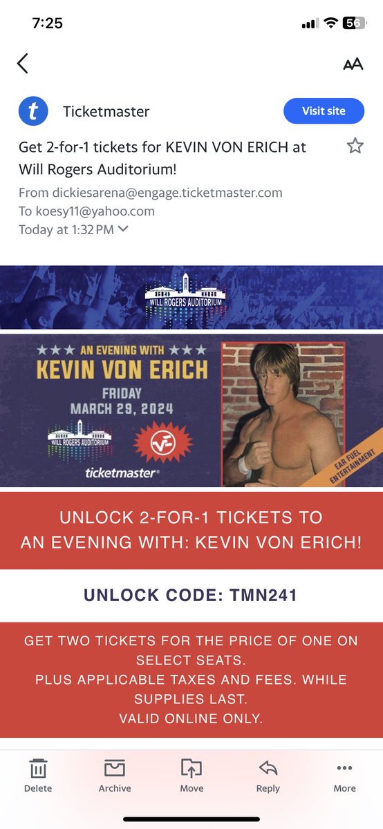 Next week if you wanna go take advantage of the deal