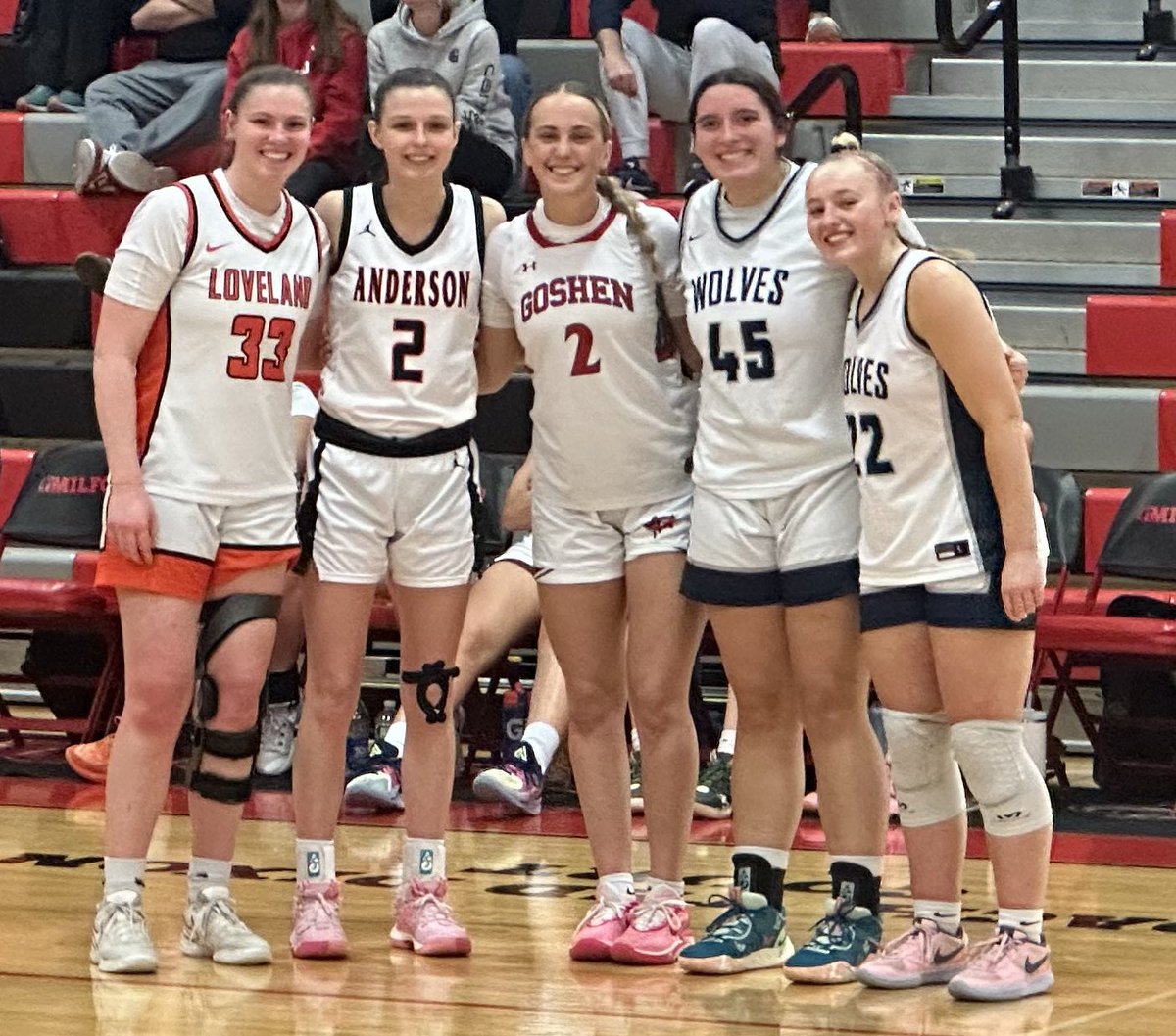 WCgball's tweet photo. One last time for our seniors 🥲 

From first grade, to their last game on the court together. Proud of our seniors for competing in the East-West All Star game tonight! 💙 We will miss you guys! https://t.co/17uyQV6Ks1