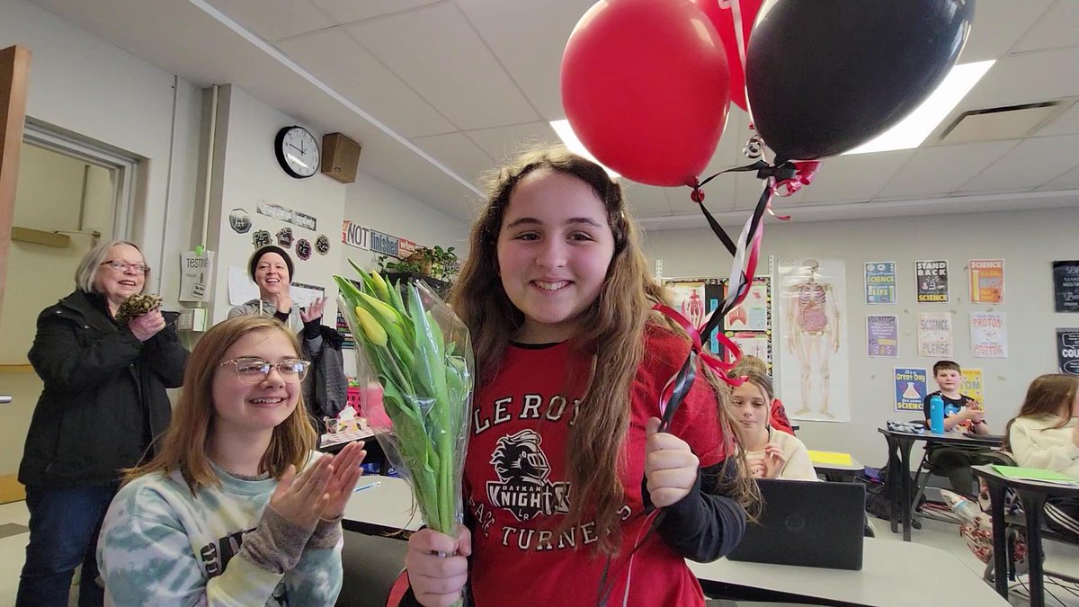 LeRoy_CSD's tweet photo. Wolcott Street School -Zoey's Surprise
@LeRoyWSS 
Link to story:
https://t.co/WcxMI36seh https://t.co/hFLEpUgTZi