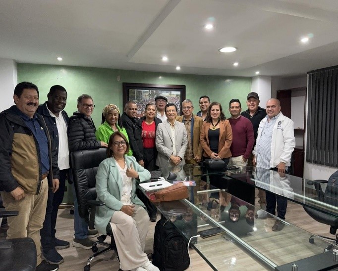 usdenacional's tweet photo. LUNES 05 DE FEBRERO DE 2024
Llevamos a cabo reunión con la Federación Colombiana de Educadores @fecode  de la cual somos filiales, esta estuvo presidida por el presidente de este importante estamento Domigo José Ayala. https://t.co/7mdHzbdHqf