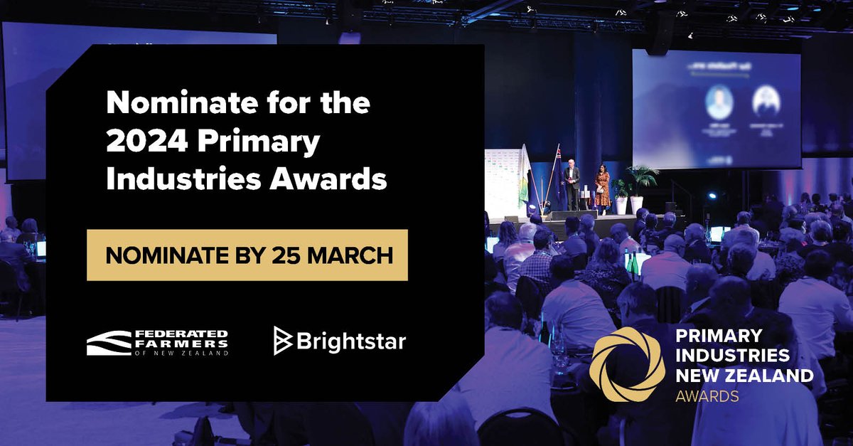 agritech_nz's tweet photo. Do you know an emerging leader? We're celebrating the success of NZ's Primary Industries at the 2024 Awards.  Enter or nominate someone you know by 25 March. Learn more > https://t.co/VjVyEjoS54 https://t.co/kw1ibcGBTV
