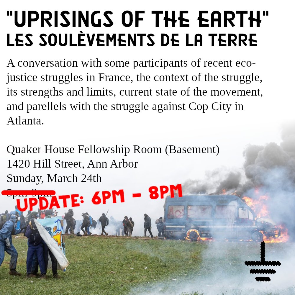 Don't miss this opportunity to hear from some badass French environmental activists!