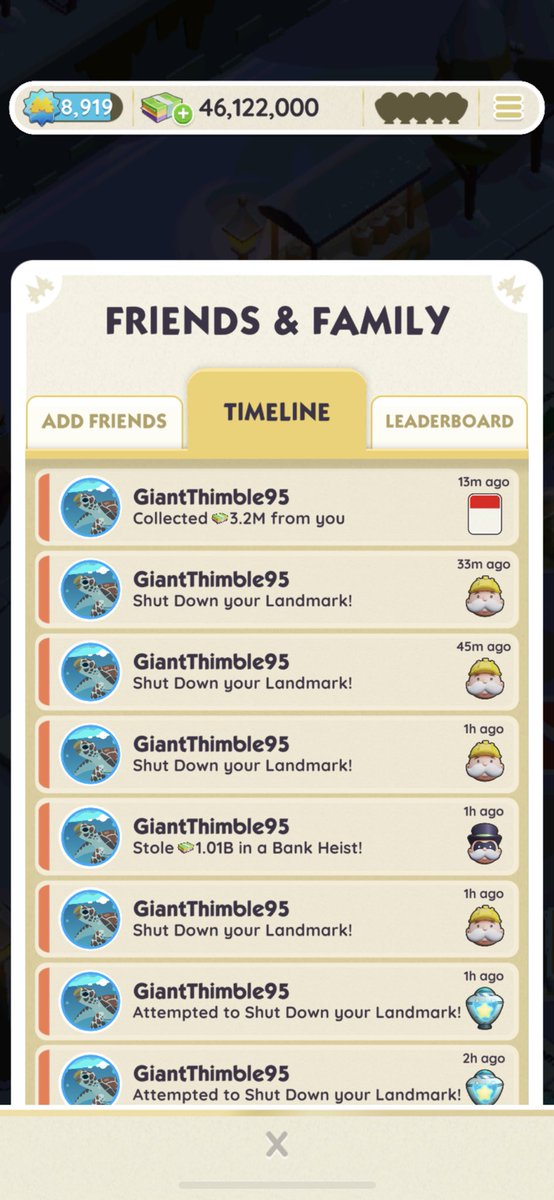 destroyerofbean's tweet photo. I’m beefing in monopoly go, it gets real out here. Coming for you GiantThimble95 https://t.co/PXnfoNXHFh