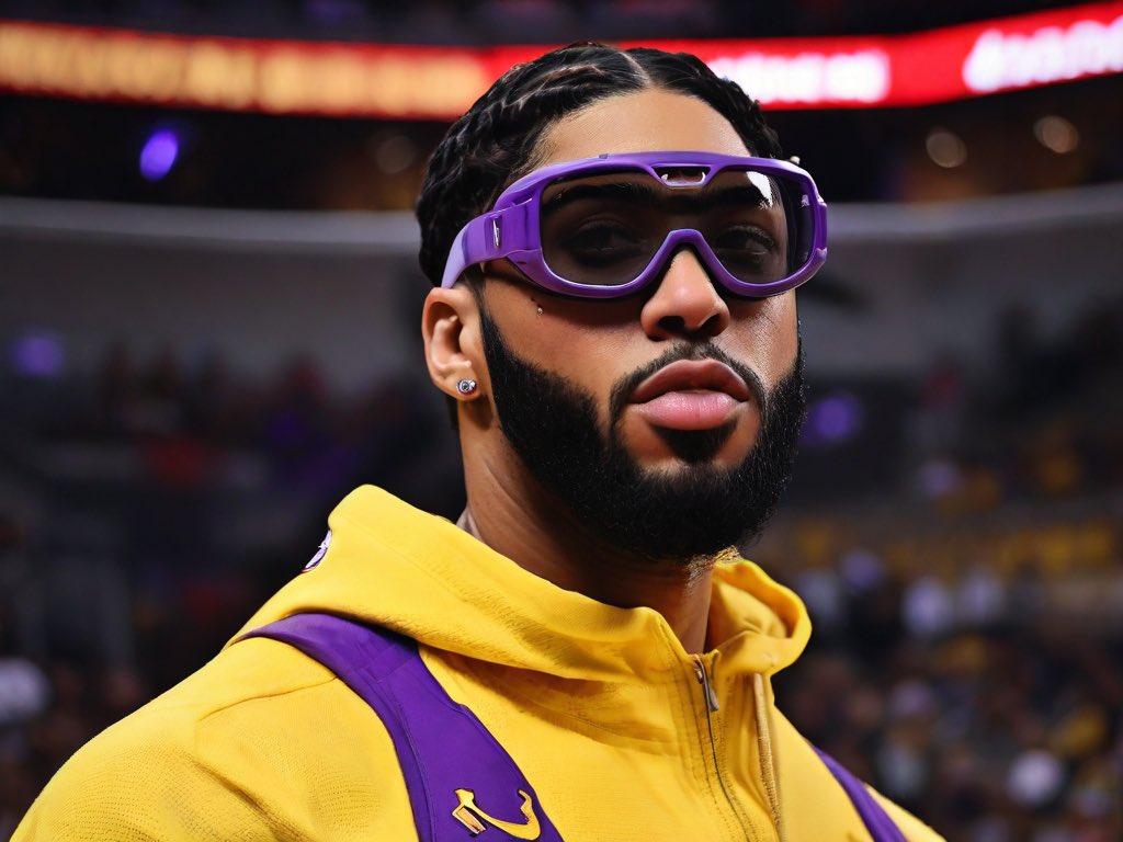 Let’s go AD with the <a href="/JamesWorthy42/">James Worthy</a> Goggles:) 🥽 <a href="/RealAClifton/">Allie Clifton</a> <a href="/SpectrumSN/">Spectrum SportsNet</a> #lakersnation