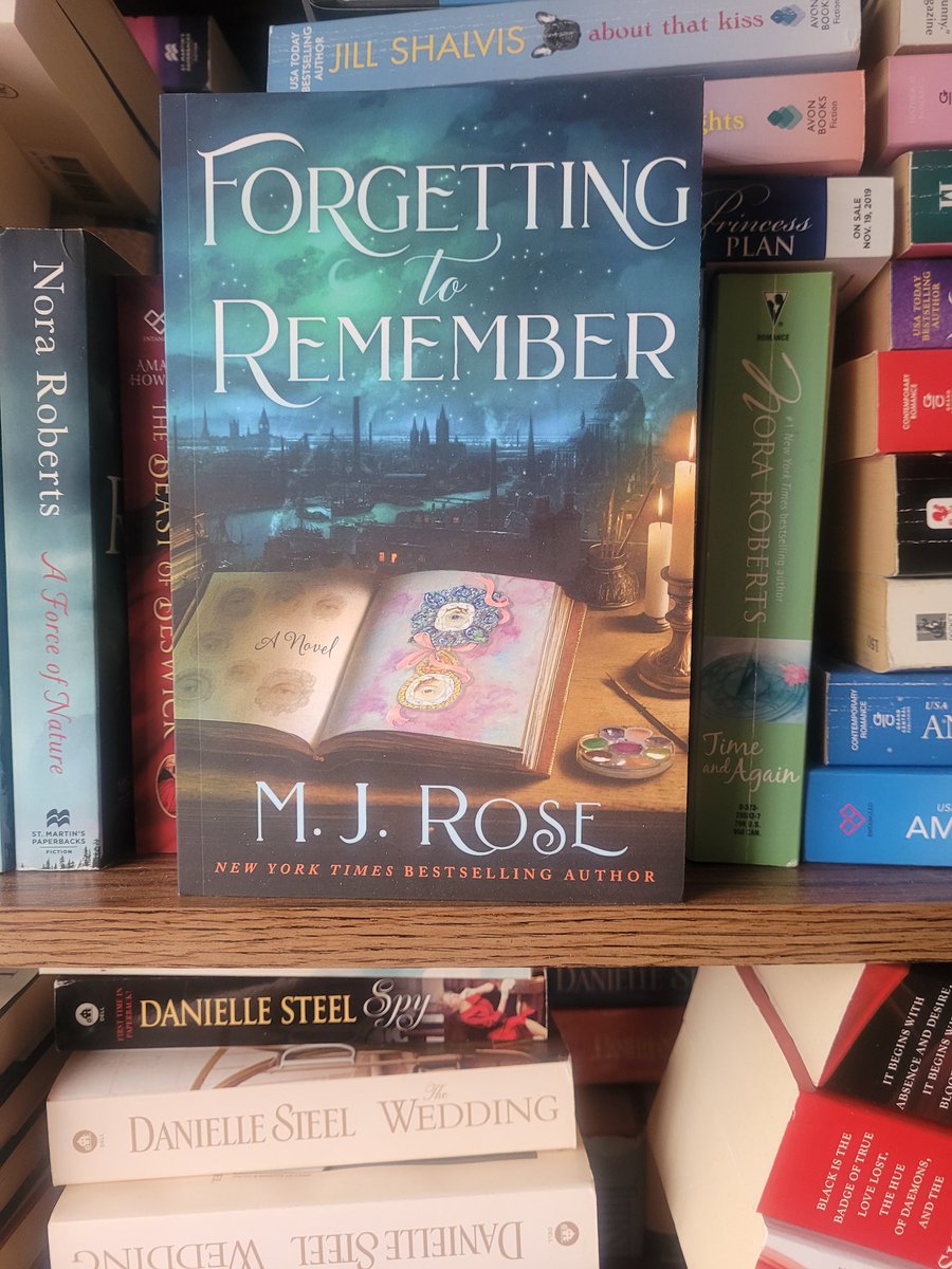 Forgetting to Remember by MJ Rose is a magical realism novel that is full of mystery. I'm so excited to start. Thanks to <a href="/AnnMarieNieves/">Get Red PR</a> for the physical copy.  #magicalrealism #books #BookTwitter #forgettingtoremember