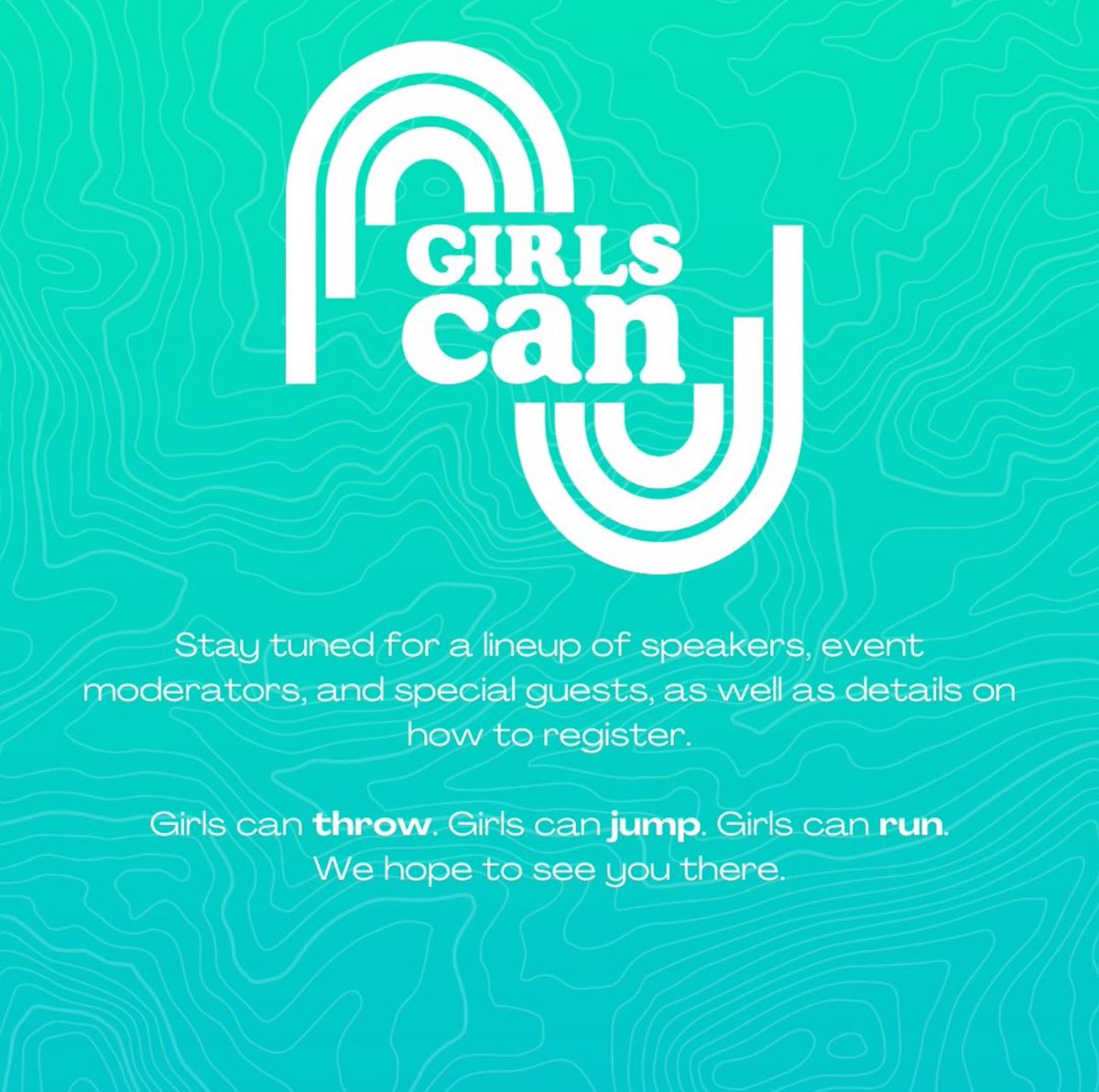 We are so excited to announce a date for our annual #GirlsCan event this year. Stay tuned for more details in the days to come 🙌 #savethedate Sunday April 21st 2024