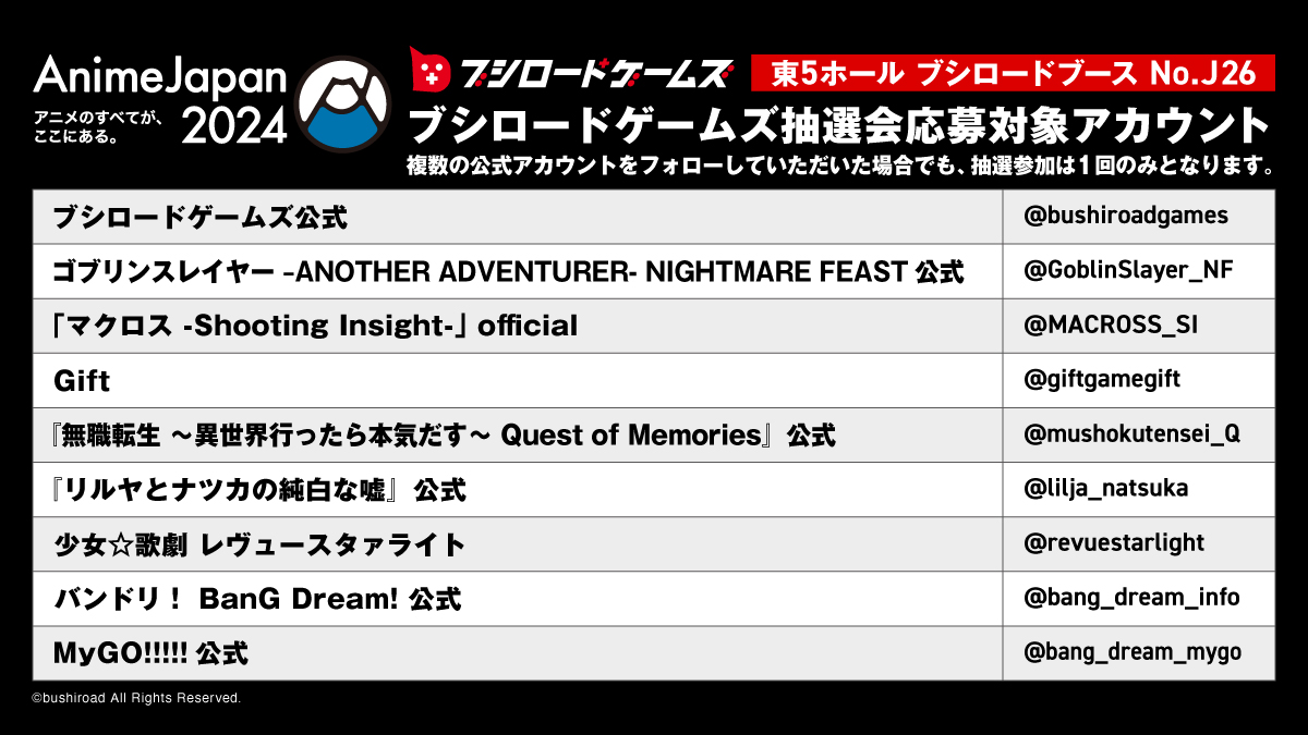 ブシロード/ブシモゲーム総合 tweet media