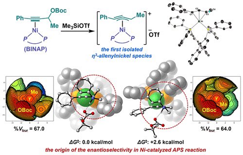 Isolation of Cationic η3-Allenylnickel(II) Key Intermediate Complexes: Origins of Enantioselectivity and Regioselectivity in Nickel(0)-Catalyzed Asymmetric Propargylic Substitutions

@J_A_C_S #Chemistry #Chemed #Science #TechnologyNews #news #technology 

pubs.acs.org/doi/10.1021/ja…