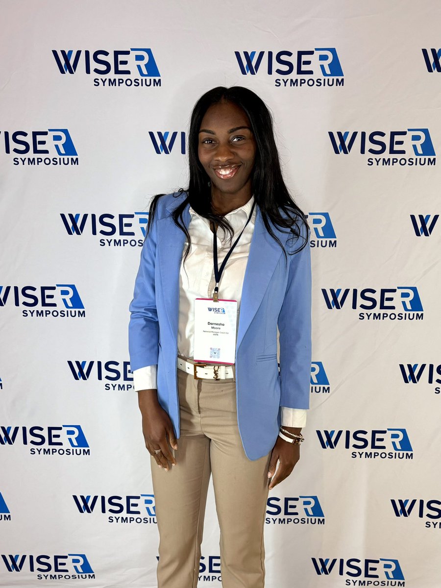 Darneshajmoore's tweet photo. A WISE Woman💙
#WISEworks #WomanInSports
#WISER @wiseworks https://t.co/K44gPKlpSY