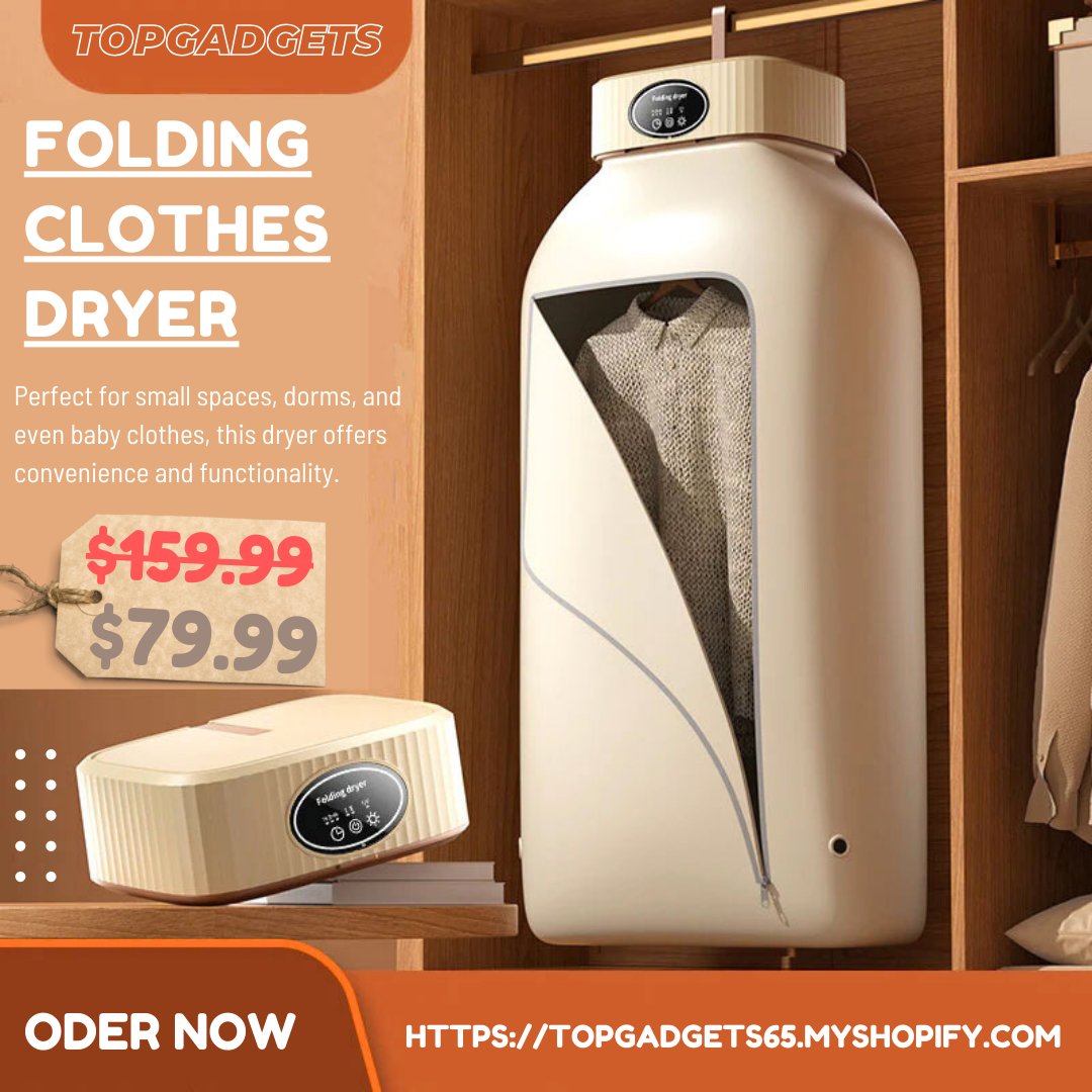 topgadgets65's tweet image. Folding clothes dryer smart home quick-drying small clothes foldable storage baby clothes disinfection dormitory dryer✨
◦
Visit our website for more info!
◦
👇
Buy Now🔥
shorturl.at/is139
Style No - TGIM1711
◦
#foldingclothesdryer #smarthome #Quickdrying #Topgadgets